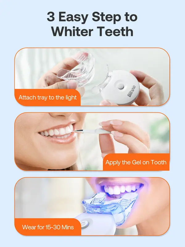 Bitvae Teeth Whitening Kit LED Light